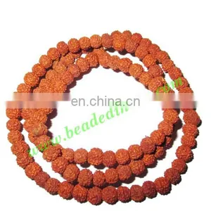 Rudraksha Beads String (mala) 5 Mukhi (five Face), Size: 5.5mm thumbnail-1