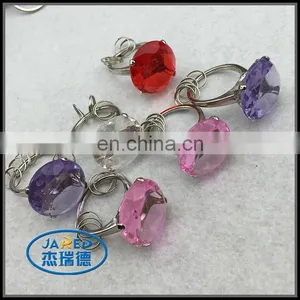 Acrylic Diamond Zinc Alloy Keyring Keychian For Lady thumbnail-2