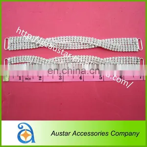 Sexy Rhinestone Side Connector Braided Jewelry Bikini Competition Contest Suit thumbnail-1