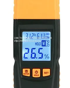 LM161 Handheld Digital Wood Moisture Meter With Integrated Probe thumbnail-2