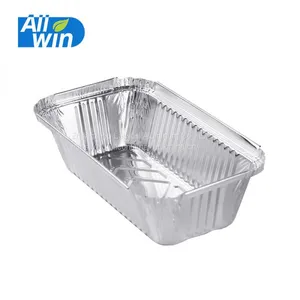 Small Aluminum Container Foil Pan Disposable Aluminum Foil Patty Baking Pan thumbnail-1