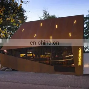 Modern City Center Corten Steel Sculpture thumbnail-1