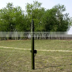 35m High Mast Lighting Pole Telescopic Camera Extendable and Retracted Aluminum Adjustable Manual Hand Motorizedwinch Tower thumbnail-5