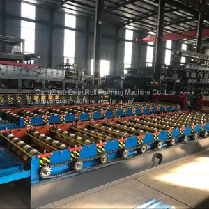Popular Roofing Panel Trapezoidal Shape Rolling Forming Machine Hebei thumbnail-4