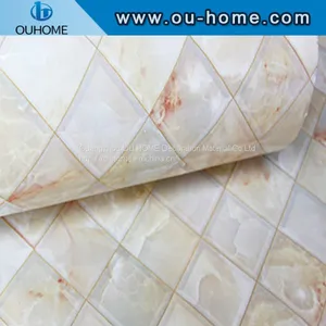 Marble Style Adhesive Oil Proof Kitchen Wall Sticker thumbnail-5