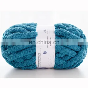 100% Polyester Big Ball Yarn Roving Yarn for Hand Knitting thumbnail-2