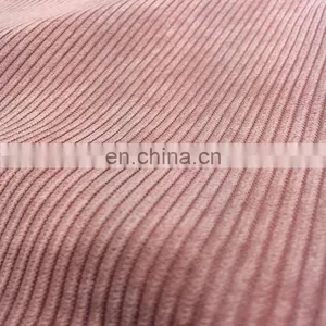 Good Drapery Solid Dyed Polyester Polyamide 8 Wale Corduroy Fabric for Jacket/pillow/trousers thumbnail-4