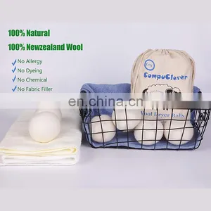 Australian Premium Tumble Anti Static Large Clothes Wool Felt Laundry Balls thumbnail-6