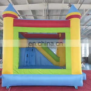 Oxford Cloth Kids Mini Bounce House Inflatable Bouncer Castle With Slide thumbnail-2