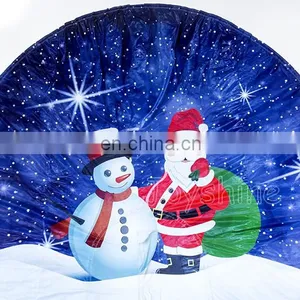Custom Banners Christmas Inflatable Snow Globe Ball For Sale thumbnail-3