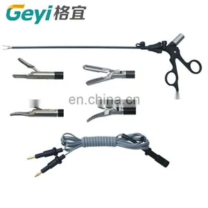 Double Action 5mm Laparoscopic Insulated Curved Bipolar Forceps With Cable thumbnail-1