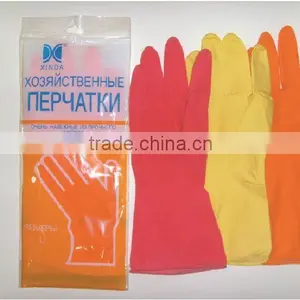 Rubber Household Cleaning Gloves Garden Gloves thumbnail-3