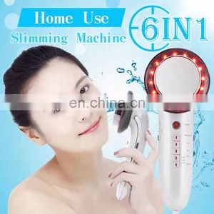 Portable 6 In 1 EMS Ultrasonic Cavitation LED Galvanic Ion Facial Body Beauty Machine Tens Acupuncture Therapy thumbnail-2