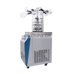 Multi Manifold Top Press Medicine Laboratory Vertical Vacuum Freeze Dryer thumbnail-2