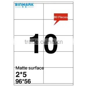 SINMARK Matte Surface 96mm*56mm a4 Paper Barcode Sticker thumbnail-1