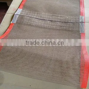 4*4 Brown Open Mesh Conveyor Belt of Drying Machine for Textile Printing thumbnail-3
