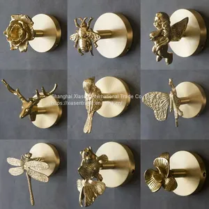 European Vintage Brass Creative Hook thumbnail-2