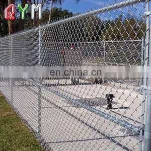 Used Chain Link Fence 6 Foot Diamond Wire Mesh Playground Fence thumbnail-2