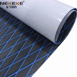 NEKEKE 70*190*0.6 cm Black + Blue + Diamond on Surface Boat Yacht Marine EVA Deck Foam Sheet Composite Outdoor Decking thumbnail-5