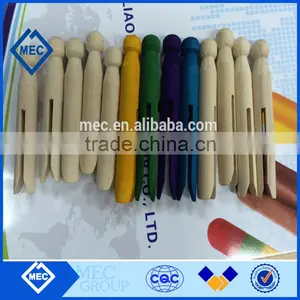 Wooden Doll Peg With Colors thumbnail-1