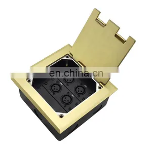 Audio Electrical Floor Outlet Box Sockets thumbnail-3