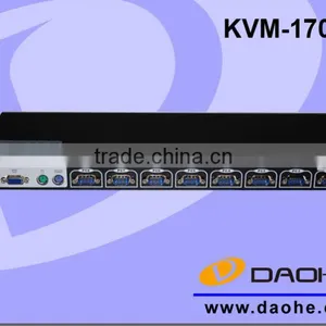 NEW ARRIVAL 17 Inch PS/2 LCD KVM Switch 8 Ports thumbnail-1