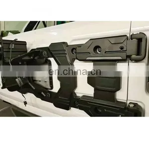 Offroad Tail Door Hinge With Tire Rack for Jeep Wrangler JL 4x4 Car Parts thumbnail-1
