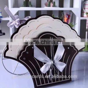 Hot Sale Creative Scallop Shape Wedding Invitation Cards Models thumbnail-4