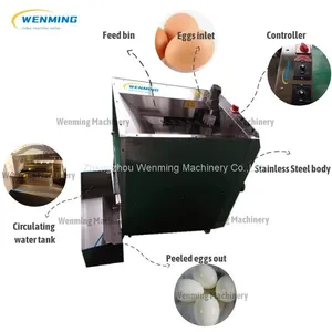 Commerical Egg Peeling Machine Electric Automatic Hard Boiled Egg Peeler Egg Shelling Machine Hot Sale thumbnail-4