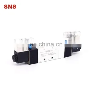 SNS 4V330-10 Series Inlet Double Coils Pilot-operated Pneumatic Air Electric Solenoid Valve thumbnail-1