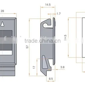 2015 FEILEI LS725-1 ABS Material Electric Box Handle thumbnail-5
