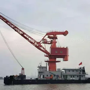 Barge Mounted Crane for Bauxite Discharging Transfer From Vessel to Barge thumbnail-2