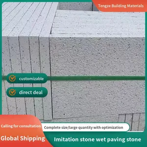 Imitation Stone PC Brick Brick Brick Cement Quartz Brick Striped Brick Imitation Marble Blind Road Courtyard Sidewalk Outdoor Brick thumbnail-1