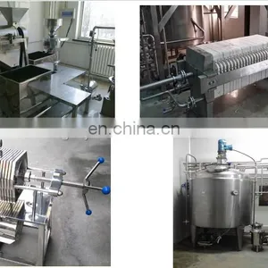 Middle Small Scale Stainless Steel Electric Fruit Vegetable Paste Juice Production Line Water Treatment thumbnail-4