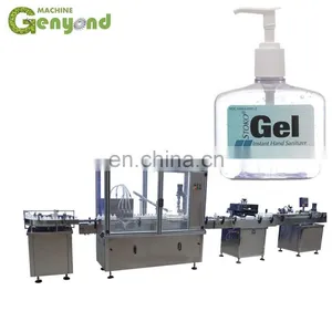 Automatic 75% Medical Alcohol Ethanol Filling Machine Bottling Machine Production Line thumbnail-4