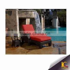 Hot Sale Wicker Rattan Waterproof Sun Lounger Cushion Poolside /beach /garden Furniture thumbnail-1