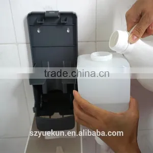 YK5008 ABS Material Toilet Bathroom Hand Soap Dispenser Wall Mounted Hands Wash Disinfectant Dispenser Refill Soap Bottle thumbnail-4