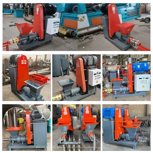 200kg/H 300kg/H 350kg/H Agricultural Wood Waste Sawdust Rice Husk Straw Briquette Extruder Machine Biomass Briquette Machine in Australia thumbnail-4