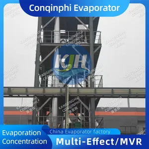 Tubular Skid-Mounted MVR Evaporator 304 Stainless Steel With PLC Control 220V 50Hz thumbnail-3