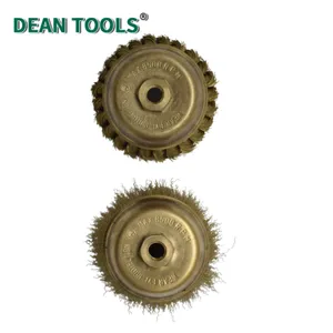 Non Sparking Knot Wire Cup Brush for Industrial Cleaning,Non-Sparking Knotted Wire Cup Brush,Rust Removal,Paint Removal thumbnail-2