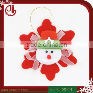 Felt Snowflake Christmas Tree Ornaments Supplies Type Craft Christmas Ornament OEM Wholesale thumbnail-1