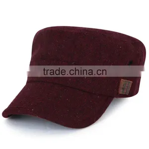 Wholesale Cadet Hats New Style Custom Flat Top Cap Military Hat thumbnail-5