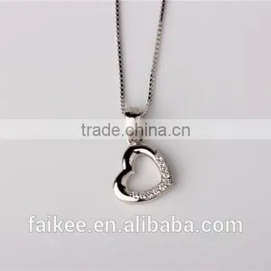 Hot Sale 925 Silver Delicacy Charms With Zircon, Fashion Crystal Pendant thumbnail-2