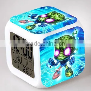 2016 NEW League of Legends Digital Alarm Clock, LOL Flashing Light and Sound Alarm Clock, Children Multi-function Toys Clock thumbnail-1