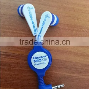Cheap Retract Earphone for Promotion thumbnail-1