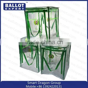 High Quality Plastic Ballot Box/ Large Foldable Clear PVC Boxes thumbnail-2