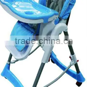 Baby High Chair With Rotational Wheels thumbnail-1