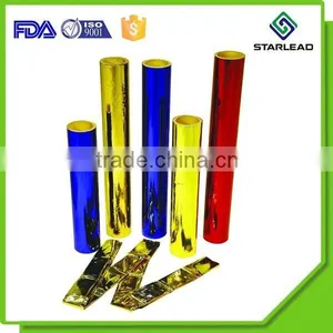 Color Coated and Laminated Polyester Film, Colored Plastic Gold Metalized PET Film thumbnail-2