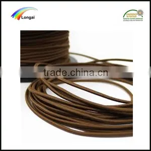 Garment Use Polyester Elastic Round Braided Rubber Rope for Sale thumbnail-1
