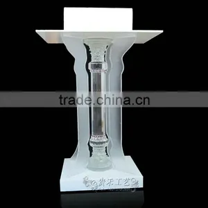 Modern Clear Color Acrylic Church Speech Podium thumbnail-1